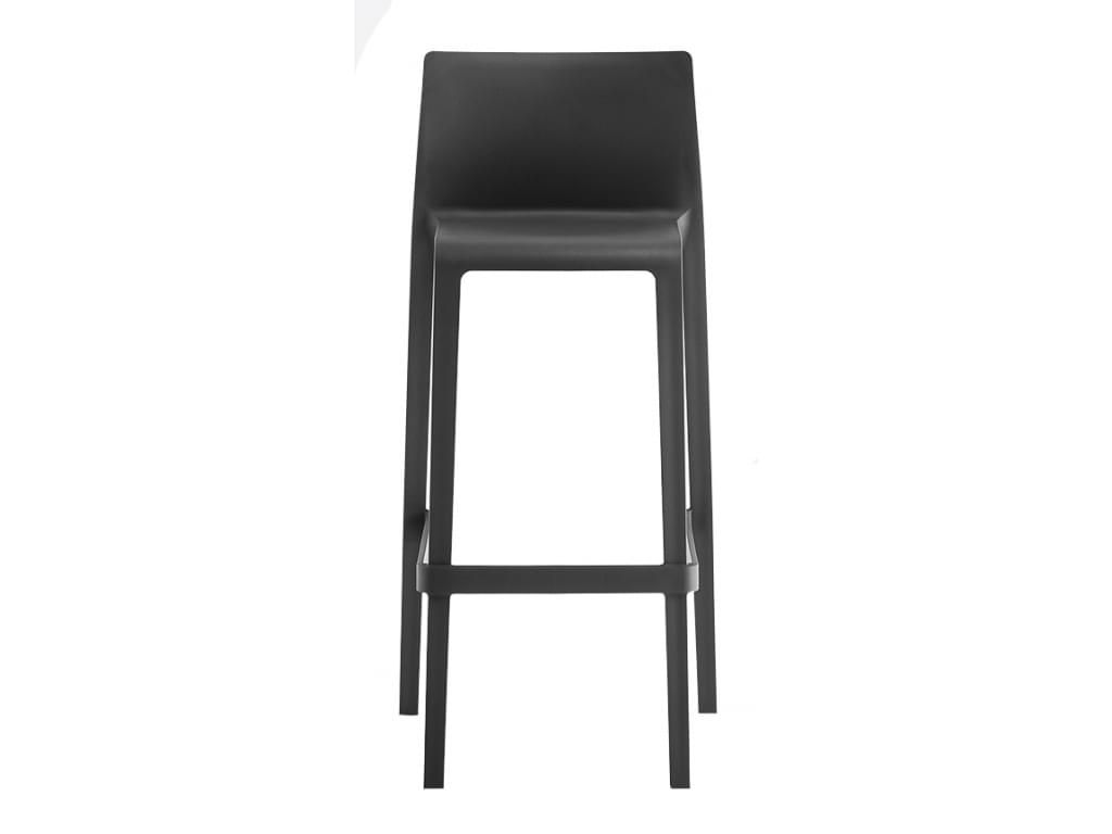 Pedrali Černá plastová barová židle Volt 678 76,5 cm - Designovynabytek.cz