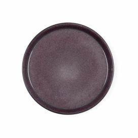 Černo-fialový talíř z kameniny ø 27 cm Mensa - Bitz
