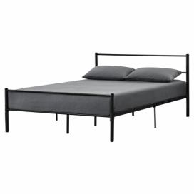 H.T. Trade Service GmbH & Co. KG: [en.casa] Kovová postel AADB-1707 - 140 x 200 cm - černá