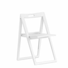 Pedrali Bílá plastová skládací židle Enjoy 460