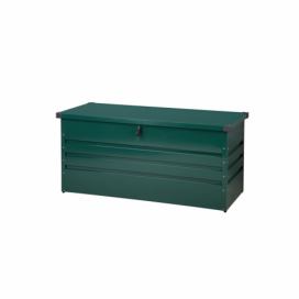 Úložný box, tmavě zelená, 130 x 62 cm, 400L CEBROSA