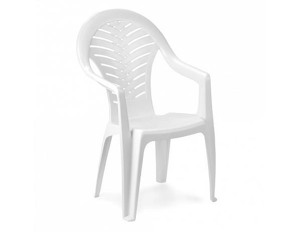 Plastová zahradní židle Oceán bílá - FORLIVING