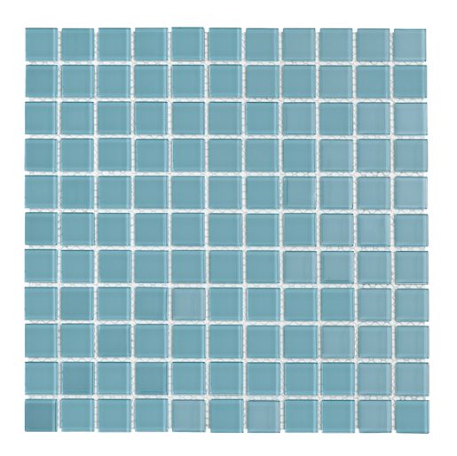 Skleněná mozaika Premium Mosaic tyrkysová 30x30 cm lesk MOS25TU (bal.1,020 m2) - Siko - koupelny - kuchyně
