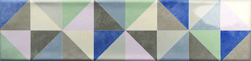 Dekor Ribesalbes Ocean mix barev Triangle 7,5x30 cm lesk OCEAN2718 (bal.1,000 m2) - Siko - koupelny - kuchyně