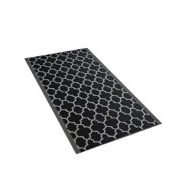 Venkovní oboustranný koberec černý 90x180 cm SURAT