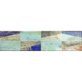 Dekor Ribesalbes Ocean mix barev Wood 7,5x30 cm lesk OCEAN2720 (bal.1,000 m2)