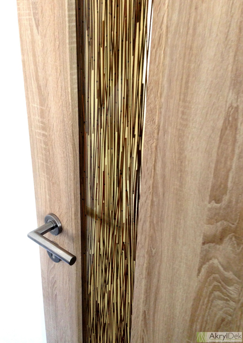 Interiérové dveře s přírodní výplní bambusu - AkrylDek s.r.o.