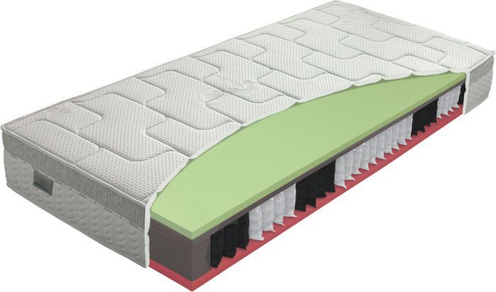 Měkčí pružinová matrace se zpevněným bokem - MT - M-byt