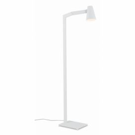 Bílá stojací lampa s kovovým stínidlem (výška 143 cm) Biarritz – it\'s about RoMi