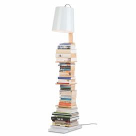 Bílá stojací lampa s kovovým stínidlem (výška 168 cm) Cambridge – it\'s about RoMi