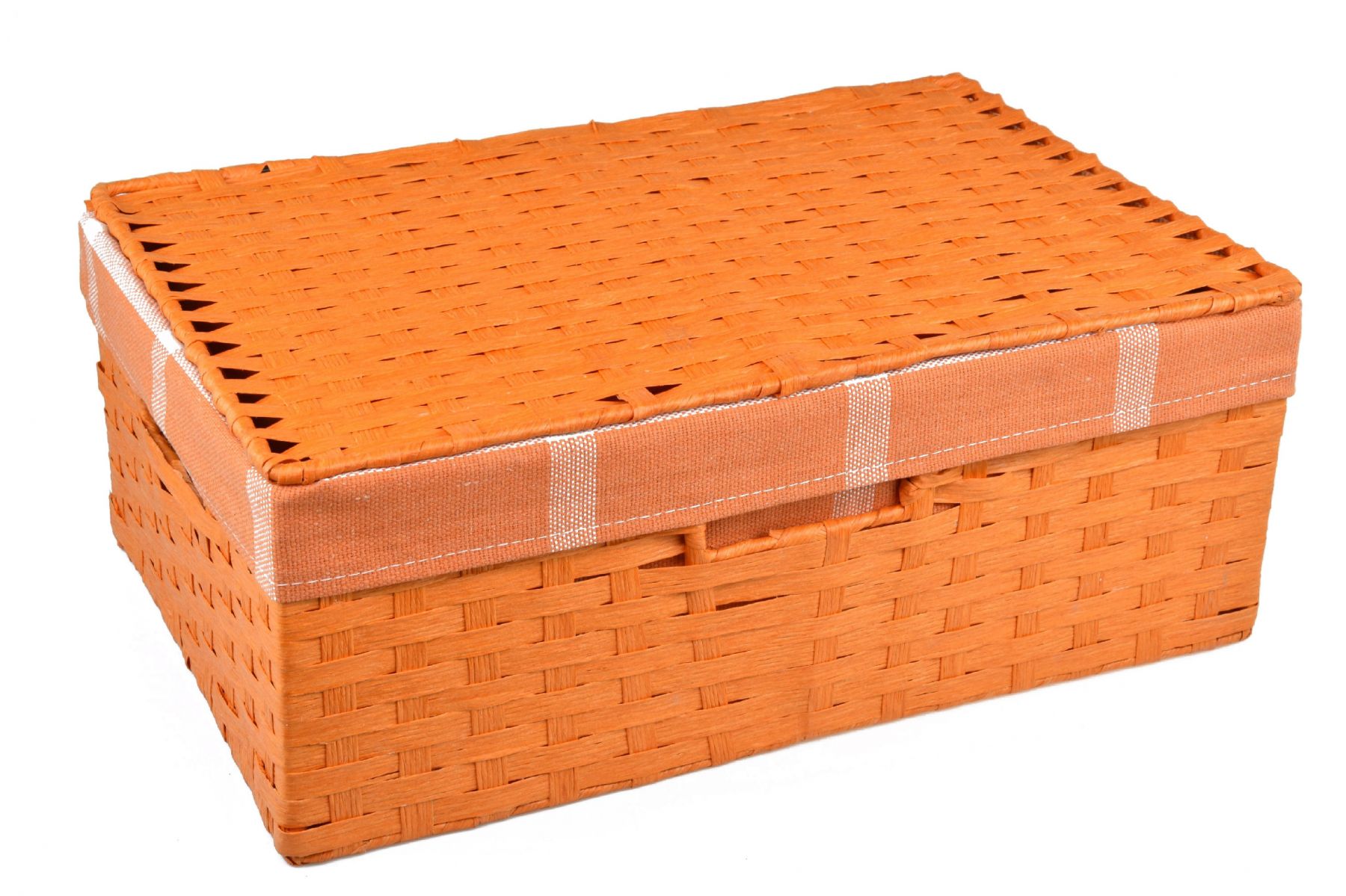 Vingo Úložný box s víkem oranžový Rozměry (cm): 40x27, v. 15 - Vingo