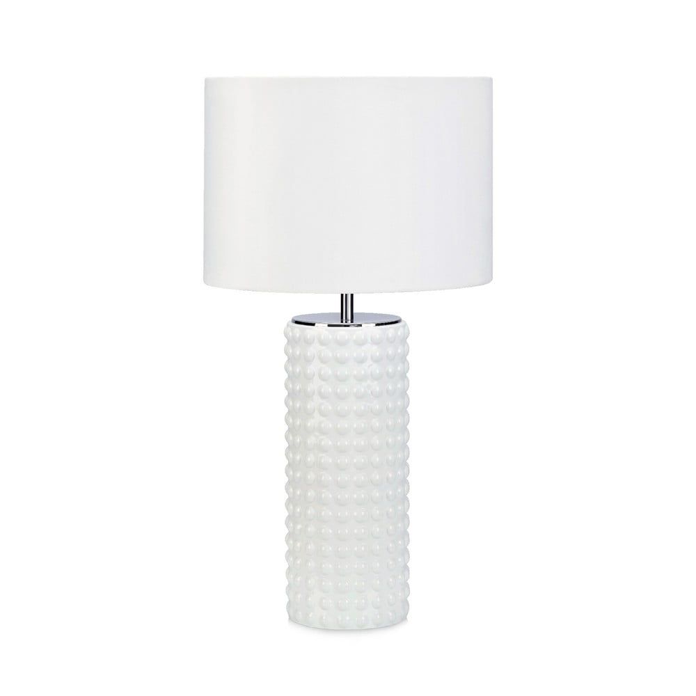 Bílá stolní lampa Markslöjd Proud, ø 34 cm - FORLIVING