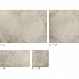 Dlažba Realonda Modular dust grey 44x66, 44x44, 22x22, 22x44 cm mat MDUSTGR (bal.0,870 m2)