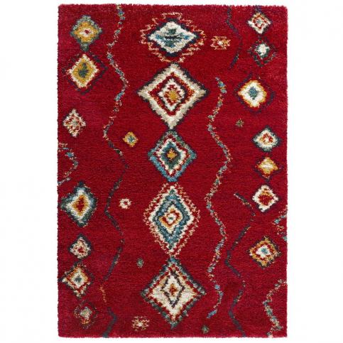 Červený koberec Mint Rugs Geometric, 120 x 170 cm Bonami.cz