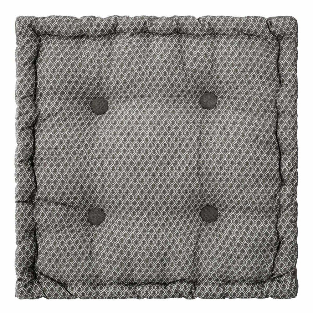 Atmosphera Šedý polštář na židli OTTO, 40x8 cm, bavlna - EMAKO.CZ s.r.o.