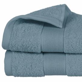 Atmosphera Koupelnový ručník z bavlny v modré barvě