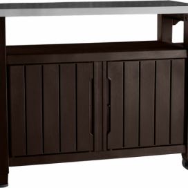 Keter Stůl UNITY XL 207L - hnědý