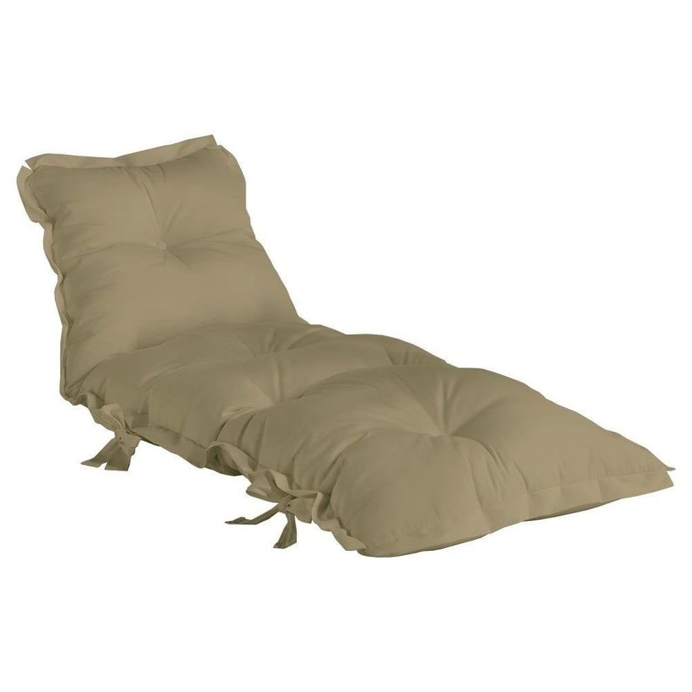 Béžový variabilní futon vhodný do exteriéru Karup Design OUT™ Sit&Sleep Beige - Bonami.cz