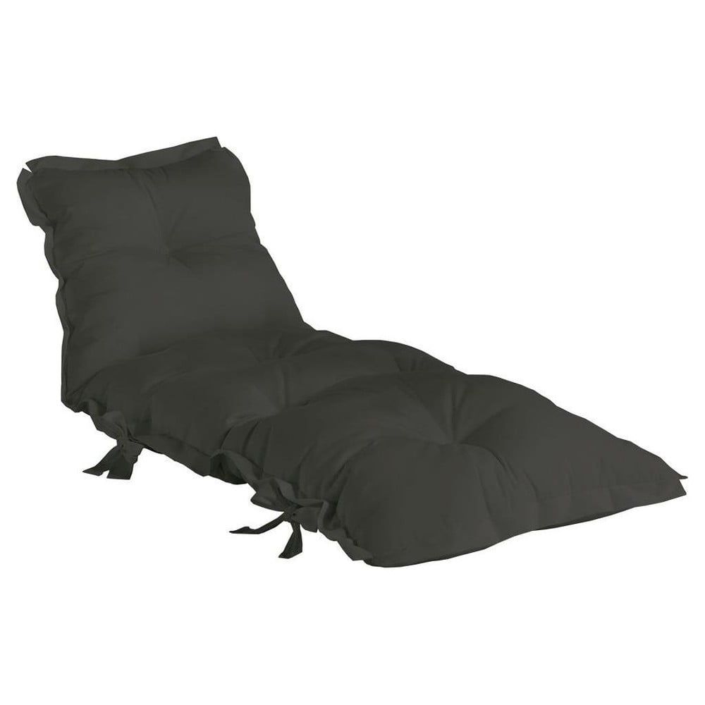 Tmavě šedý variabilní futon vhodný do exteriéru Karup Design OUT™ Sit&Sleep Dark Grey - Bonami.cz