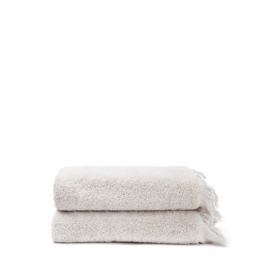 Sada 2 krémových ručníků ze 100% bavlny Bonami Selection, 50 x 90 cm
