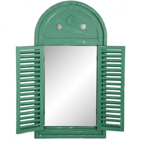 Venkovní zrcadlo s dřevěným rámem 39x75 cm – Esschert Design Bonami.cz