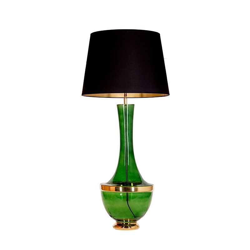 Luxusní stolní lampa TROYA GREEN - Osvětlení.com