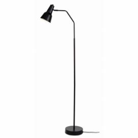 Černá stojací lampa s kovovým stínidlem (výška 140 cm) Valencia – it\'s about RoMi