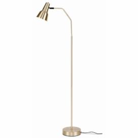 Stojací lampa s kovovým stínidlem ve zlaté barvě (výška 140 cm) Valencia – it\'s about RoMi