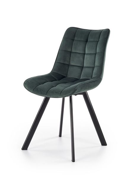 Jídelní židle K332 tmavě zelená - FORLIVING