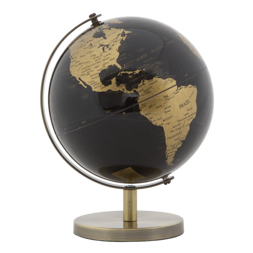 Dekorace ve tvaru globusu Mauro Ferretti Globe Bronze, ø 13 cm - Bonami.cz