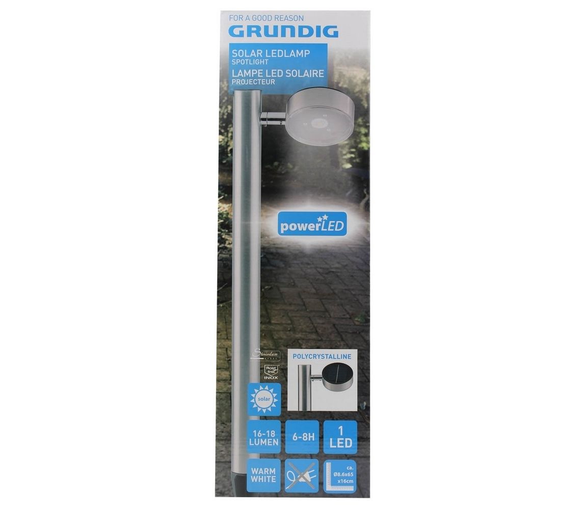 Grundig Grundig - LED Solární bodové svítidlo 1xLED/3,2V  -  Svět-svítidel.cz