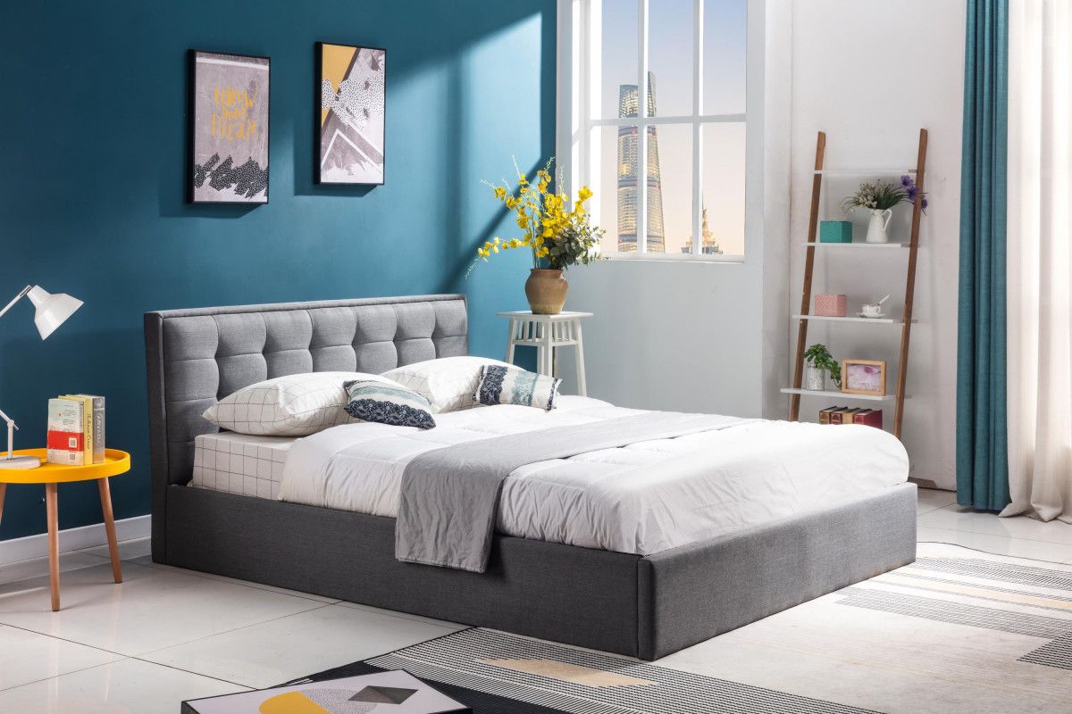 Čalouněná postel PADVA 160x200 s úložným prostorem - FORLIVING