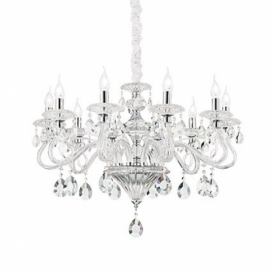 závěsné svítidlo lustr Ideal lux Negresco SP8 141053 8x40W E14  - dekorativní luxus