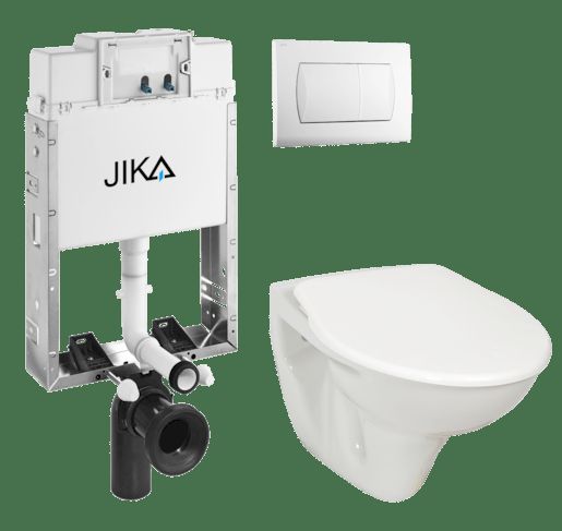 Cenově zvýhodněný závěsný WC set Jika k zazdění + WC Jika Nila KMPLJIKA - Siko - koupelny - kuchyně