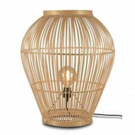 Stojací bambusová lampa Good&Mojo Tuvalu, ⌀ 60 cm