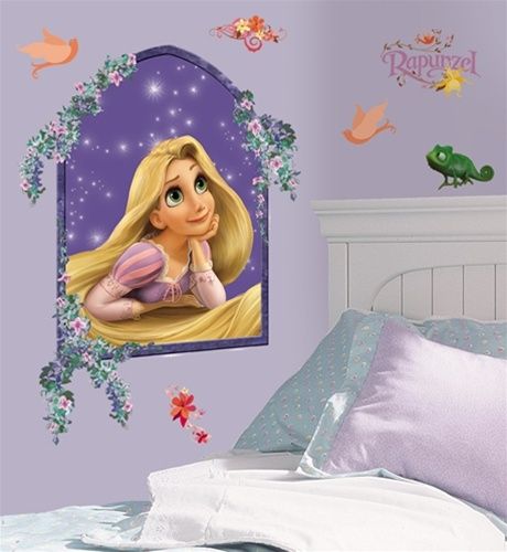 Samolepka Rapunzel - Dětské dekorace Lunami