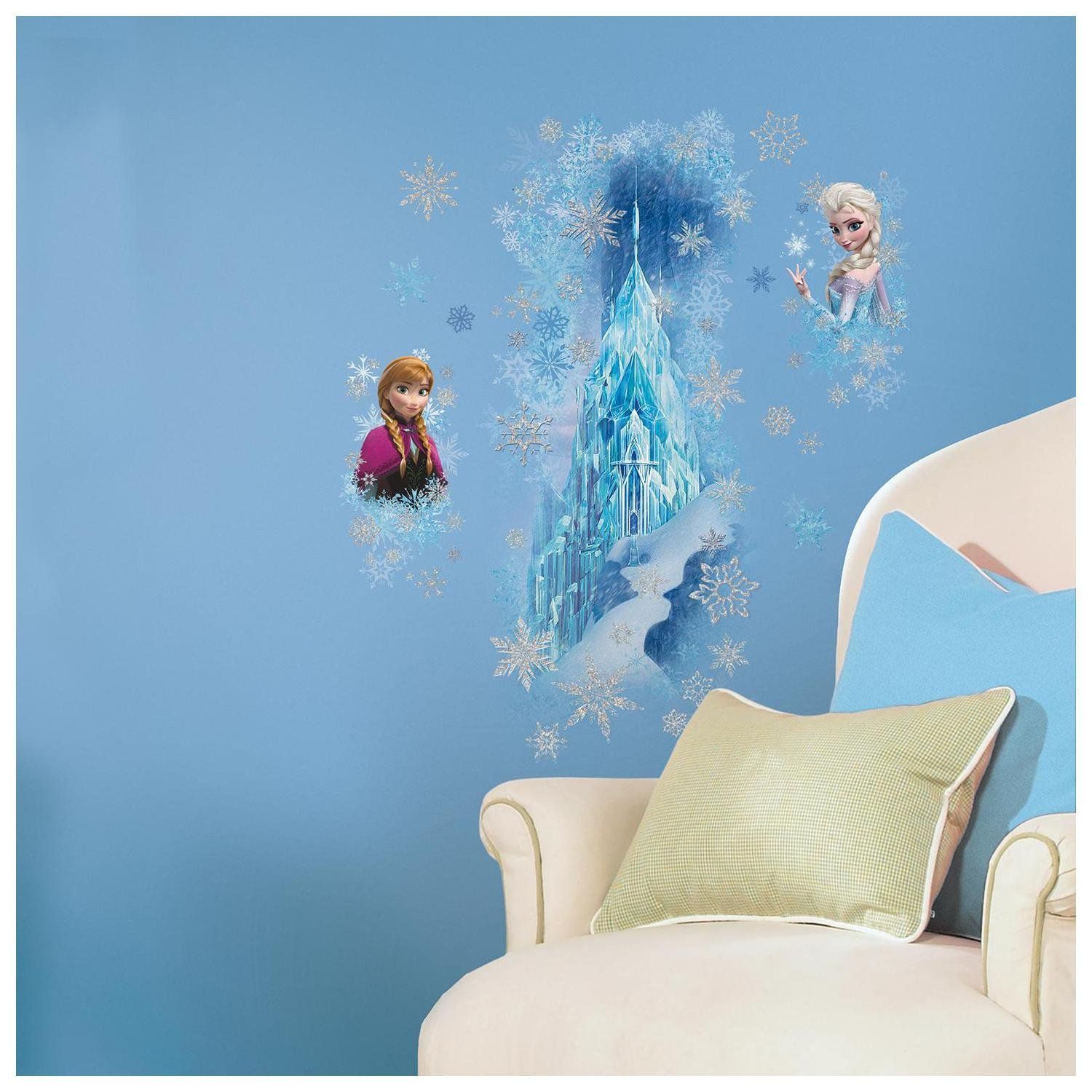 Samolepka Zámek Ledové království - Dětské dekorace Lunami