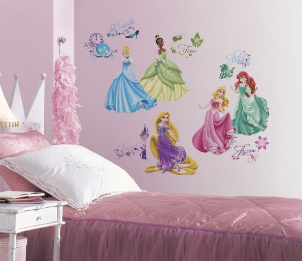 Samolepky Disney Princess - Royal Debut - Dětské dekorace Lunami