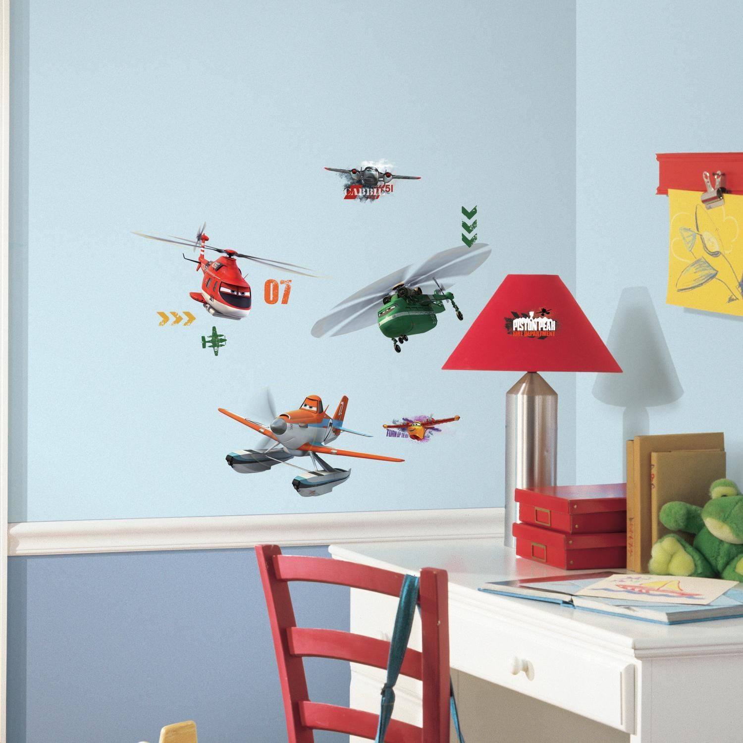 Samolepky na zeď. Letadla - Disney Planes - Dětské dekorace Lunami