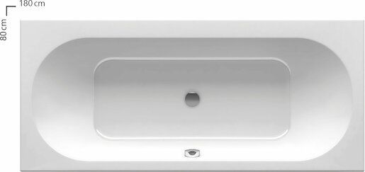 Obdélníková vana Ravak City Slim 180x80 cm akrylát levá i pravá C921300000 - Siko - koupelny - kuchyně
