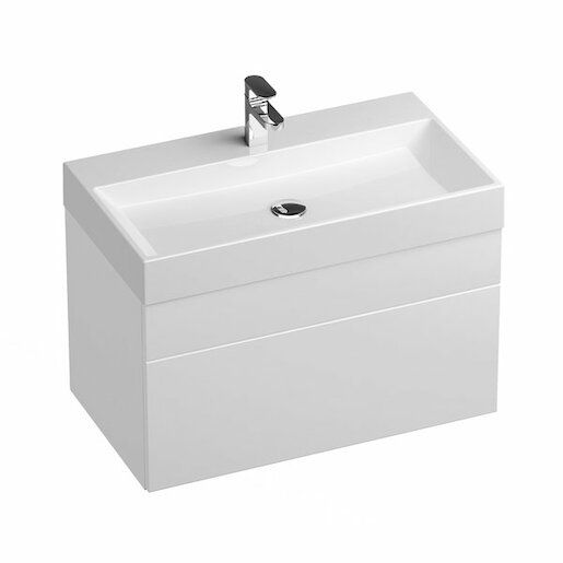Koupelnová skříňka pod umyvadlo Ravak Natural 80x45 cm bílá X000001052 - Siko - koupelny - kuchyně