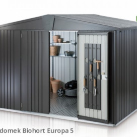 Biohort Zahradní domek EUROPA 5, tmavě šedá metalíza