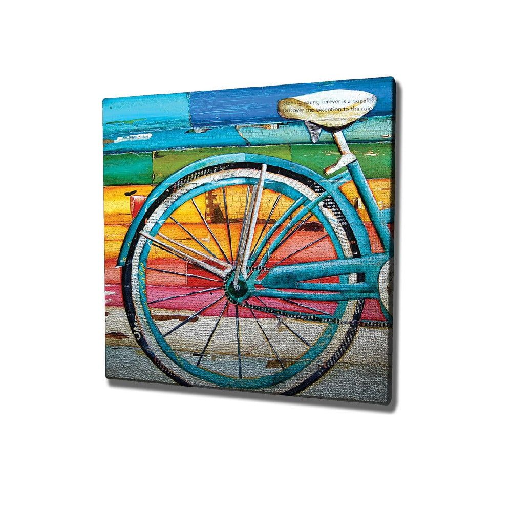 Nástěnný obraz na plátně Bike, 45 x 45 cm - Bonami.cz