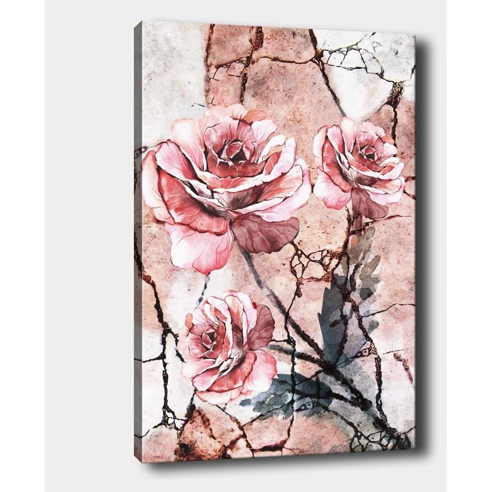 Nástěnný obraz na plátně Tablo Center Lonely Roses, 40 x 60 cm - Bonami.cz