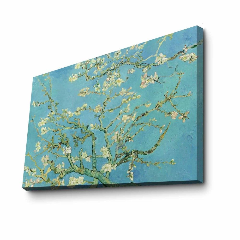 Nástěnná reprodukce na plátně Vincent Van Gogh Almond Blossom, 100 x 70 cm - Bonami.cz