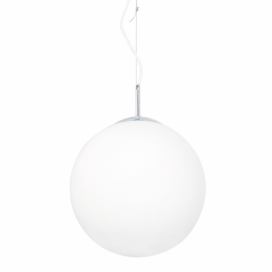 Bílý závěsný vánoční věnec Ego Dekor, ø 17,5 cm