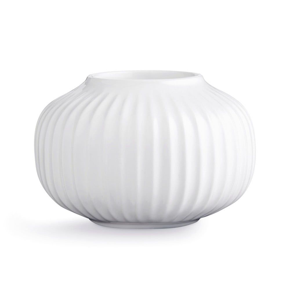 Bílý porcelánový svícen na čajové svíčky Kähler Design Hammershoi, ⌀ 10 cm - Bonami.cz