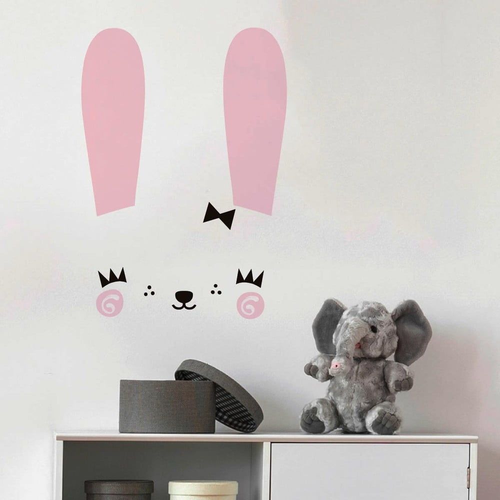 Sada samolepek na zeď Ambiance Cute Bunny - Bonami.cz