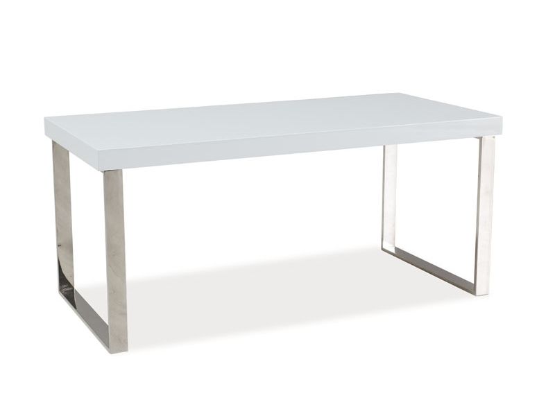 Konferenční stolek ROSA bílý LAK 100X50X45 - Nabytek-Bogart.cz