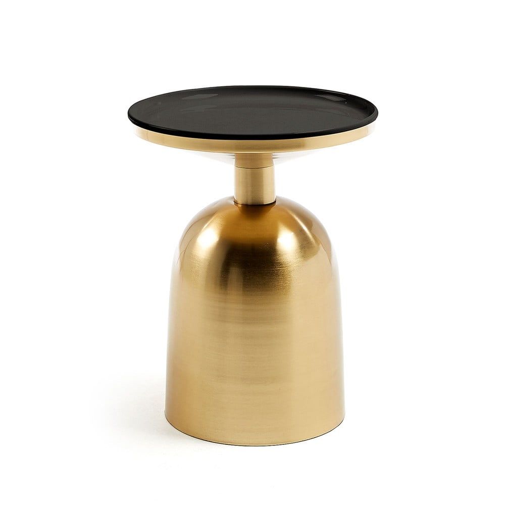 Odkládací stolek ve zlaté barvě Kave Home Physic, ø 37 cm - Bonami.cz